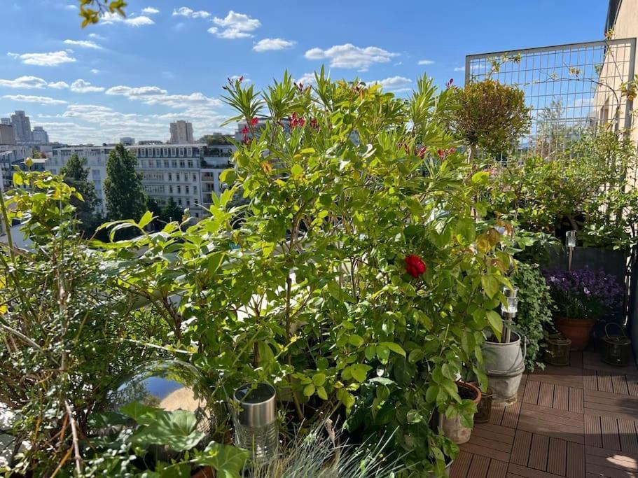 Superbe Duplex Paris-Rooftop Vue Panoramique Apartment Exterior photo