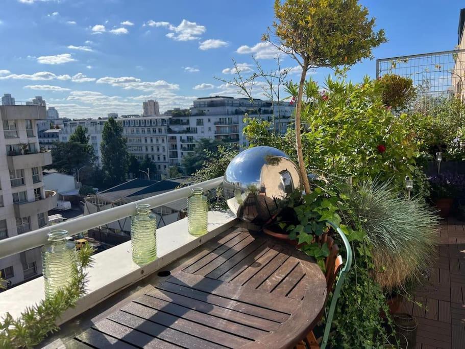 Superbe Duplex Paris-Rooftop Vue Panoramique Apartment Exterior photo