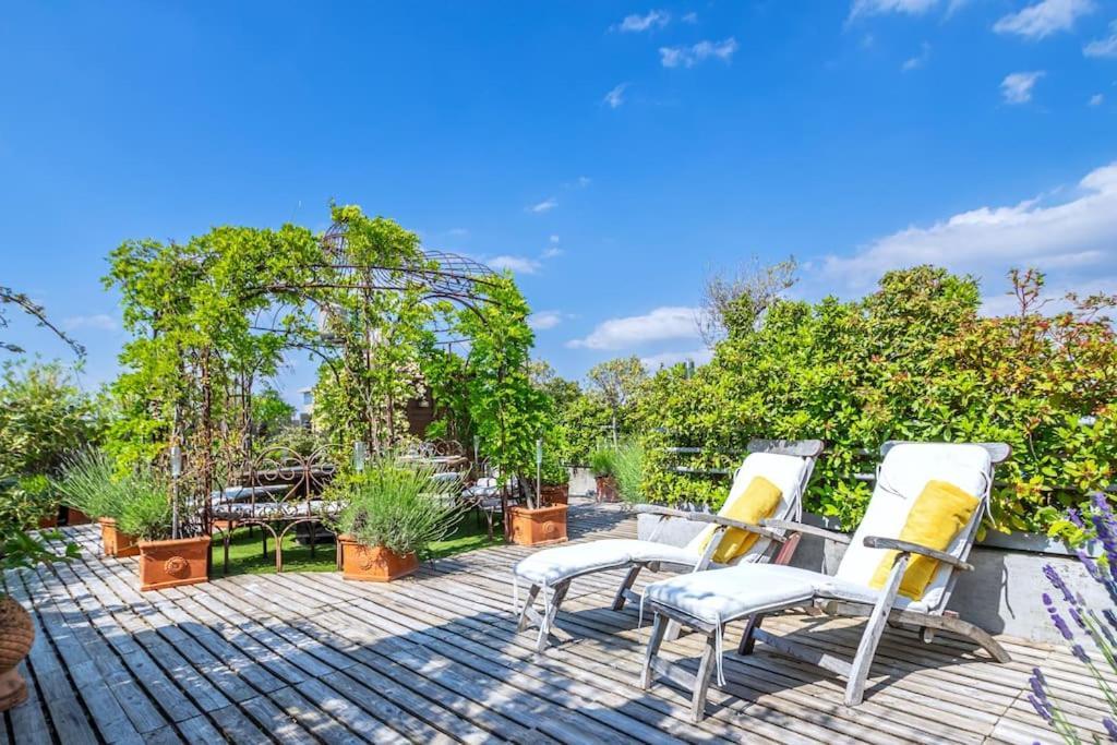 Superbe Duplex Paris-Rooftop Vue Panoramique Apartment Exterior photo