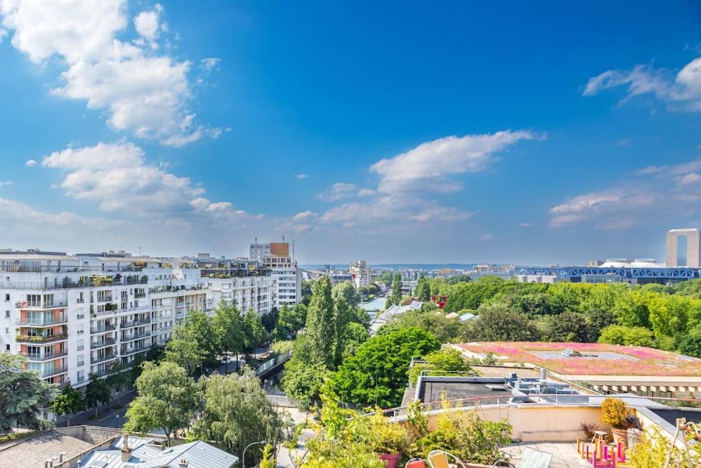 Superbe Duplex Paris-Rooftop Vue Panoramique Apartment Exterior photo