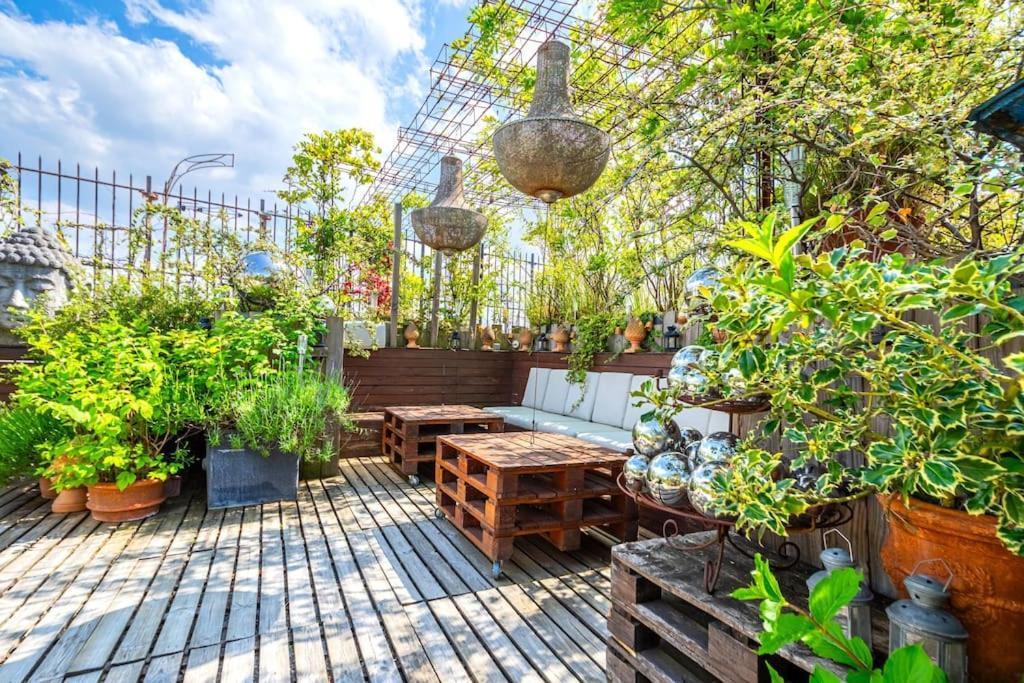 Superbe Duplex Paris-Rooftop Vue Panoramique Apartment Exterior photo