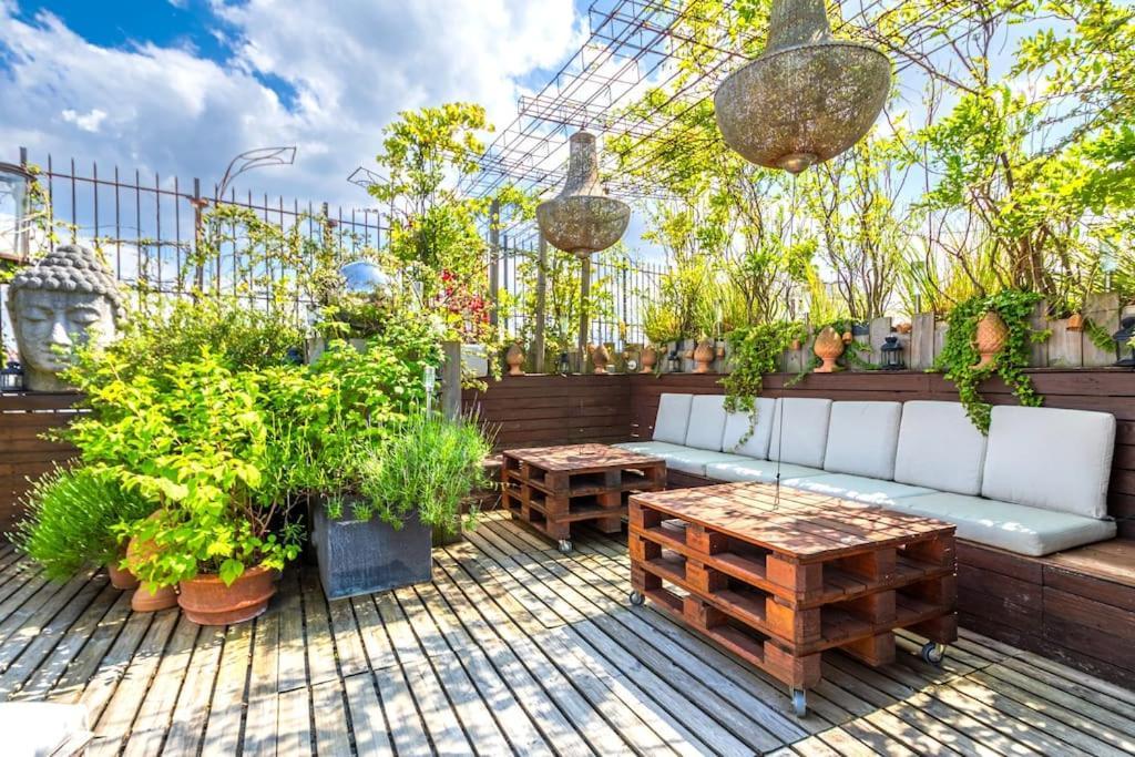 Superbe Duplex Paris-Rooftop Vue Panoramique Apartment Exterior photo