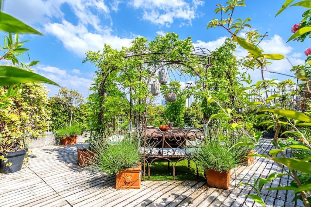 Superbe Duplex Paris-Rooftop Vue Panoramique Apartment Exterior photo